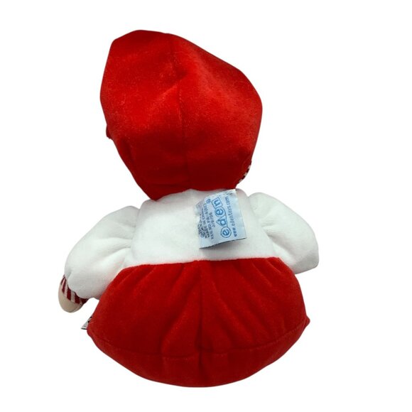 Eden Babys First Christmas Soft Plush Doll Red White Festive Keepsake 12" - Picture 4 of 6